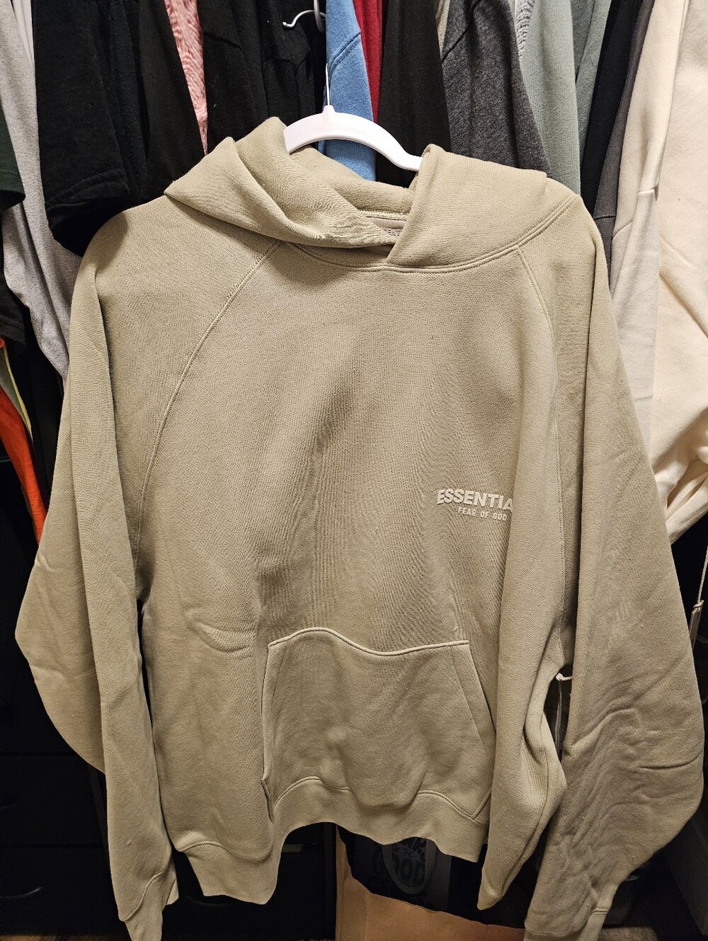 Fear of God ESSENTIALS Hoodie in Seafoam